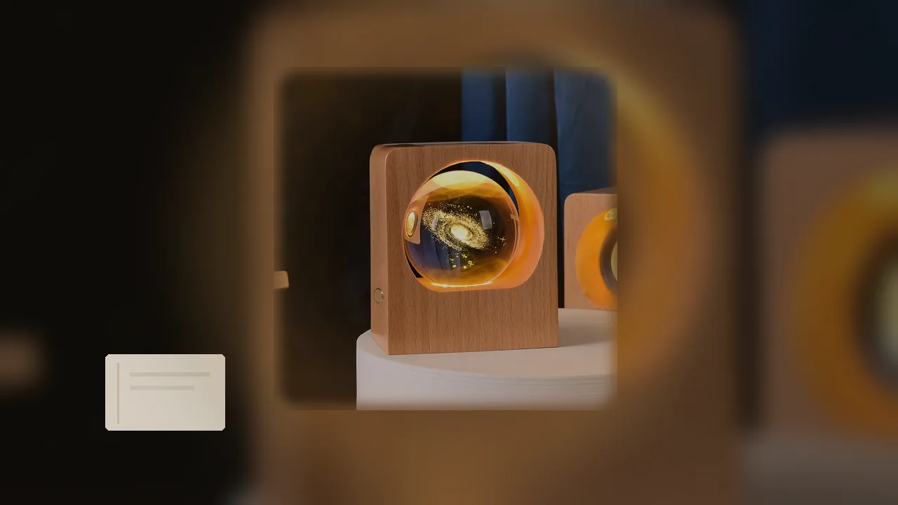Cauora Mushroom Glow Night Light on a bedside surface for a softer bedtime routine