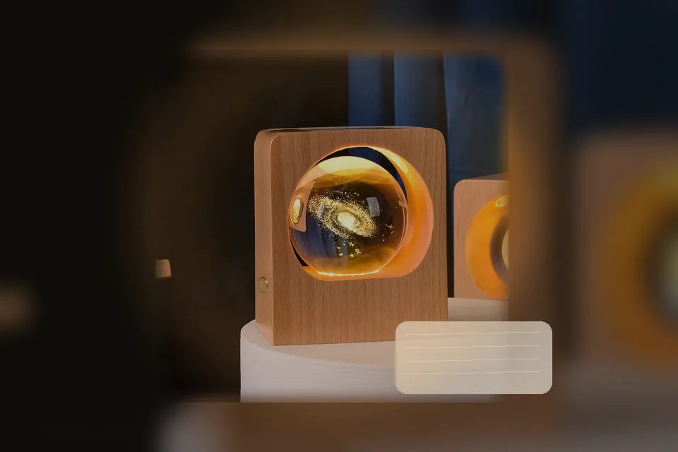 Cauora mushroom glow night light used as a soft bedside ritual lamp