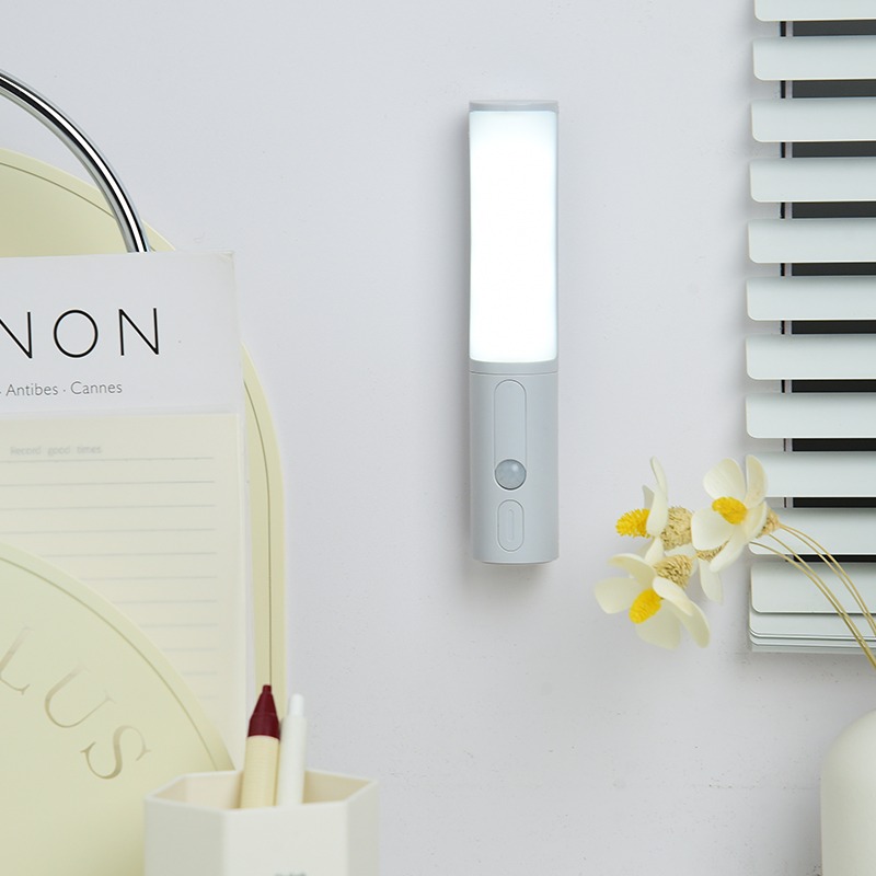 Soft LED night light used beside a bed